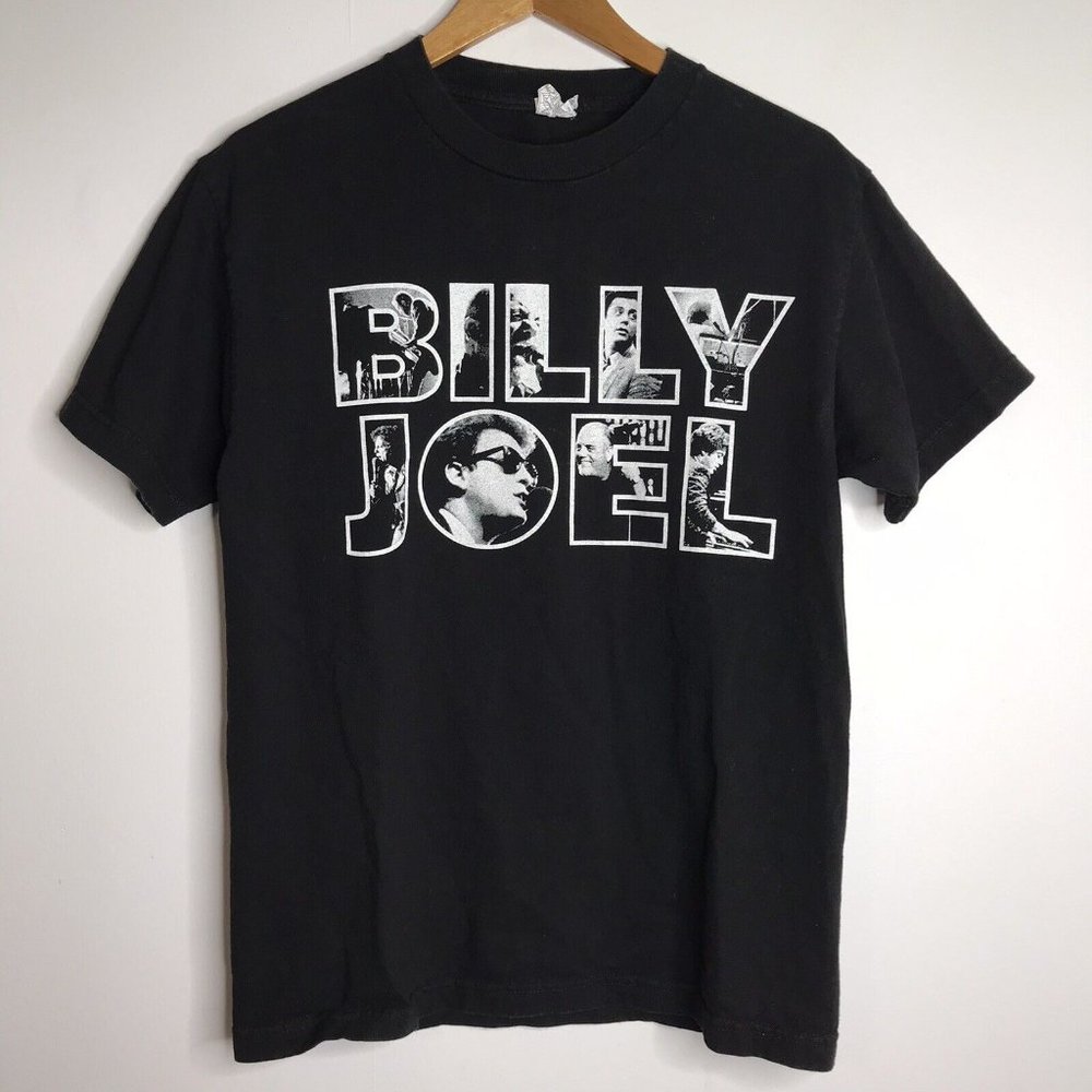 Billy Joel In Concert 2014 T-Shirt Men's Medium Black Tour T-Shirt